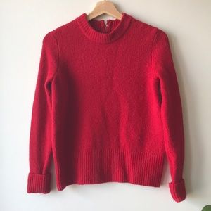 Cynthia Rowley Wool Blend Red Sweater